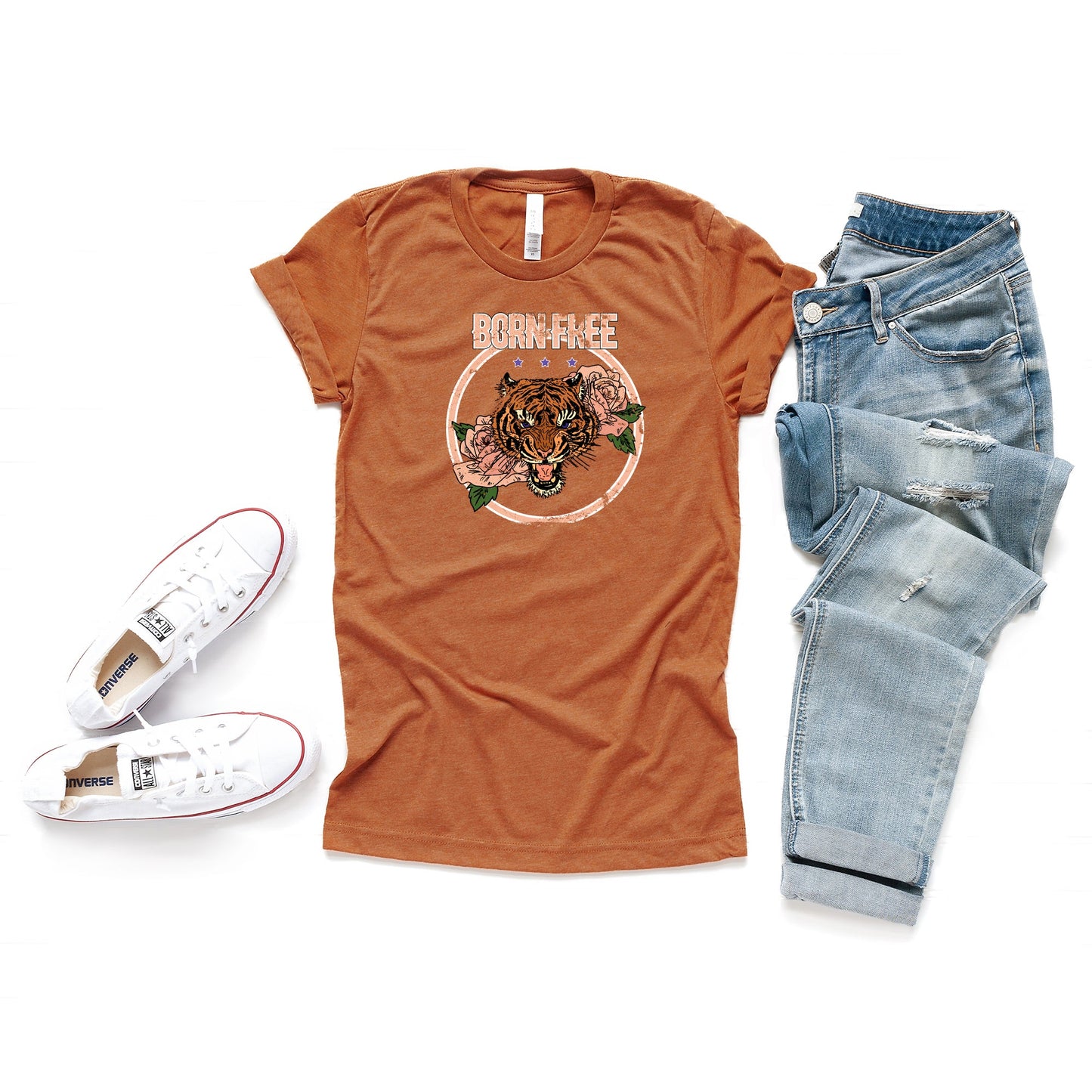 Born Free Tiger | Short Sleeve Graphic Tee