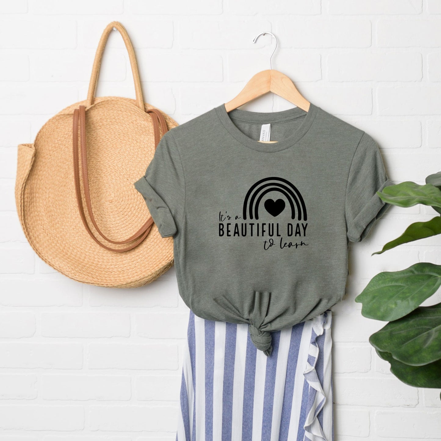 It's A Beautiful Day To Learn | Short Sleeve Graphic Tee