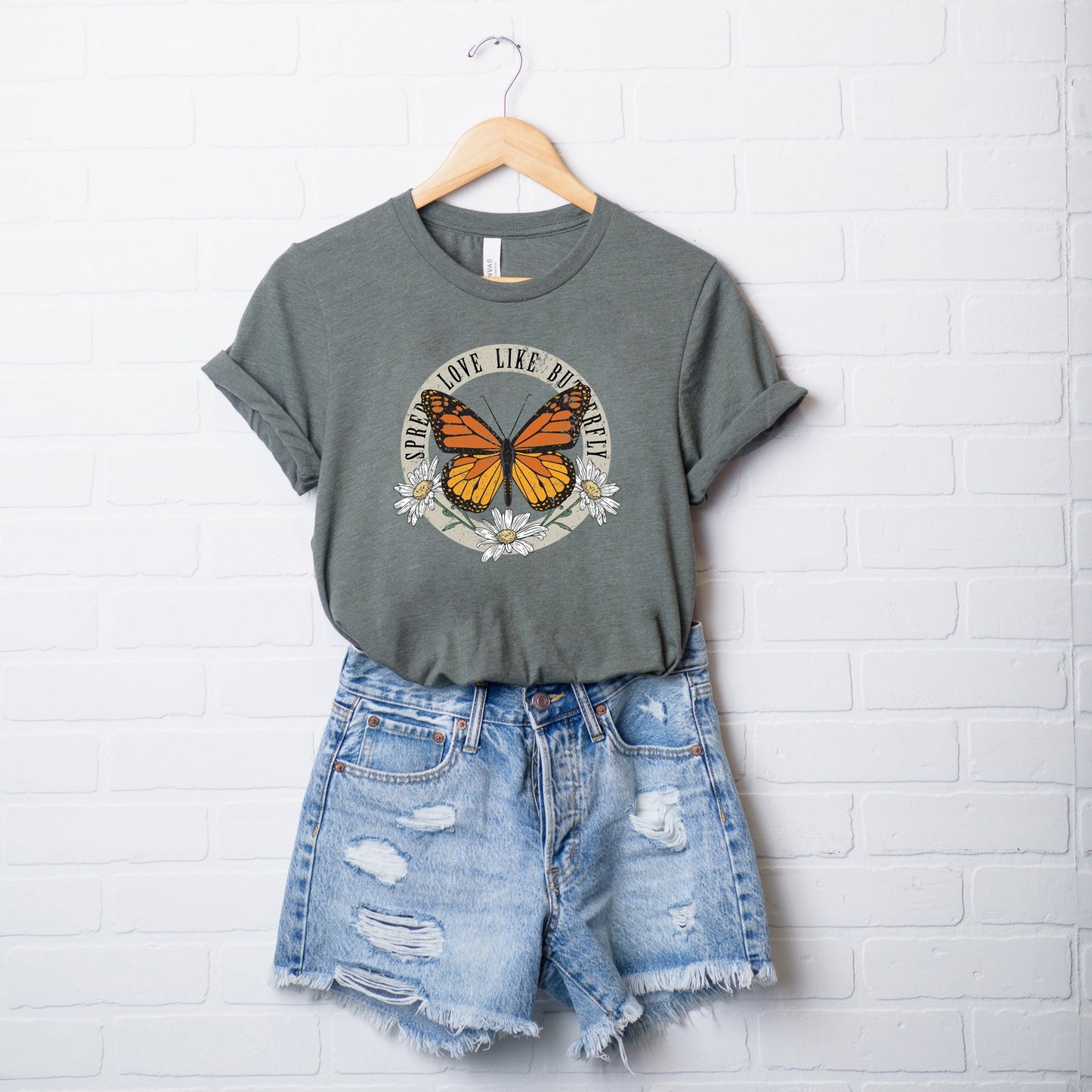 Spread Love Like Butterfly | Short Sleeve Graphic Tee