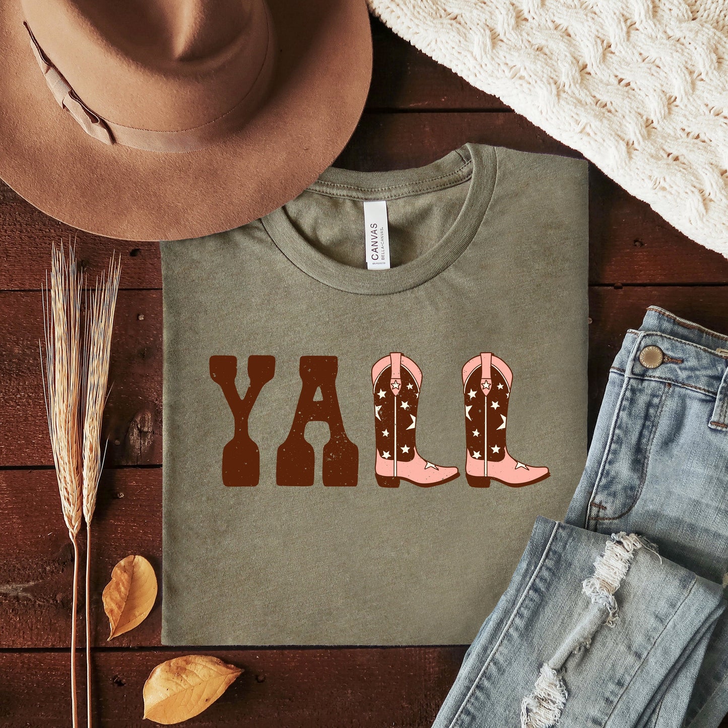 Y'all Boots | Short Sleeve Graphic Tee
