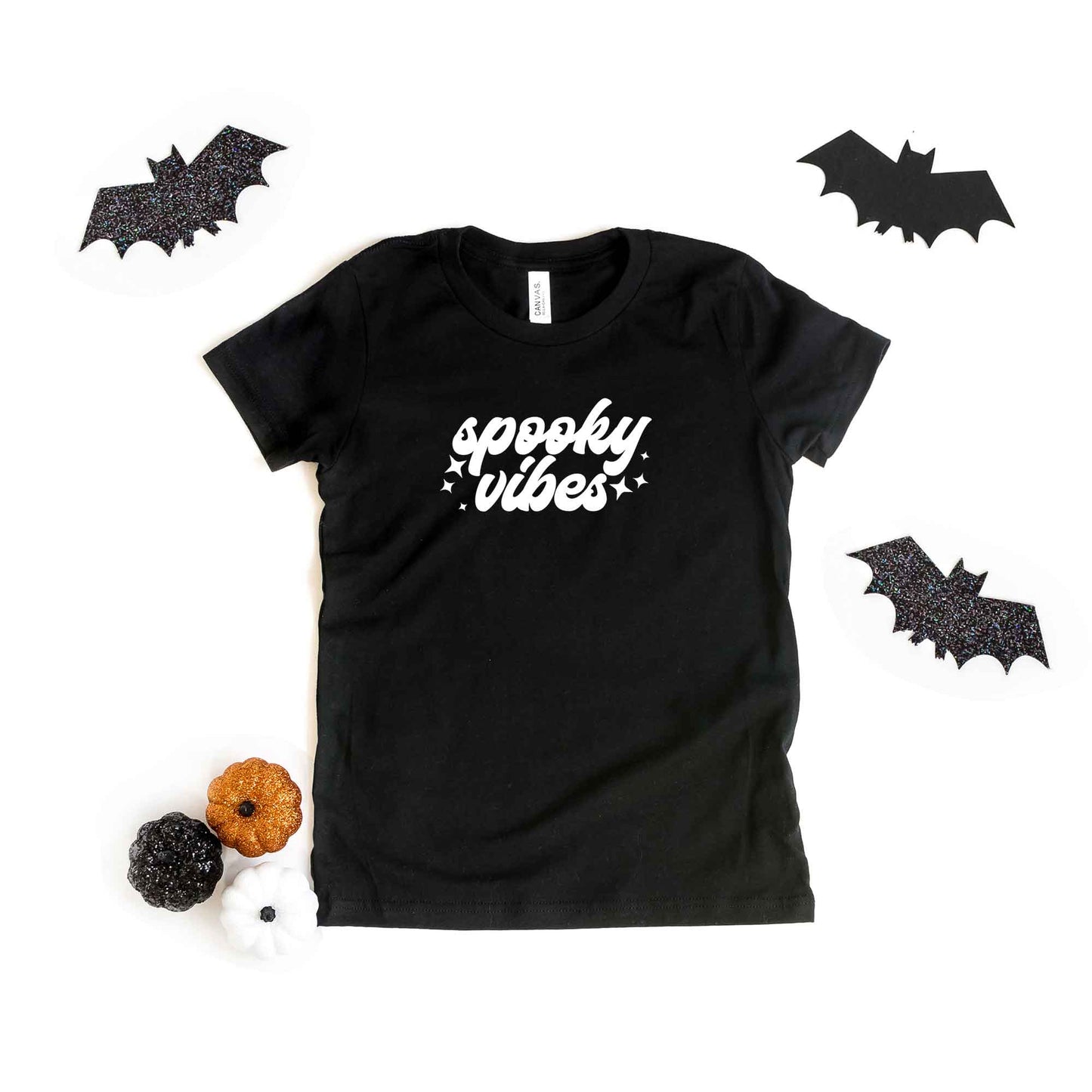 Spooky Vibes Stars | Youth Short Sleeve Crew Neck