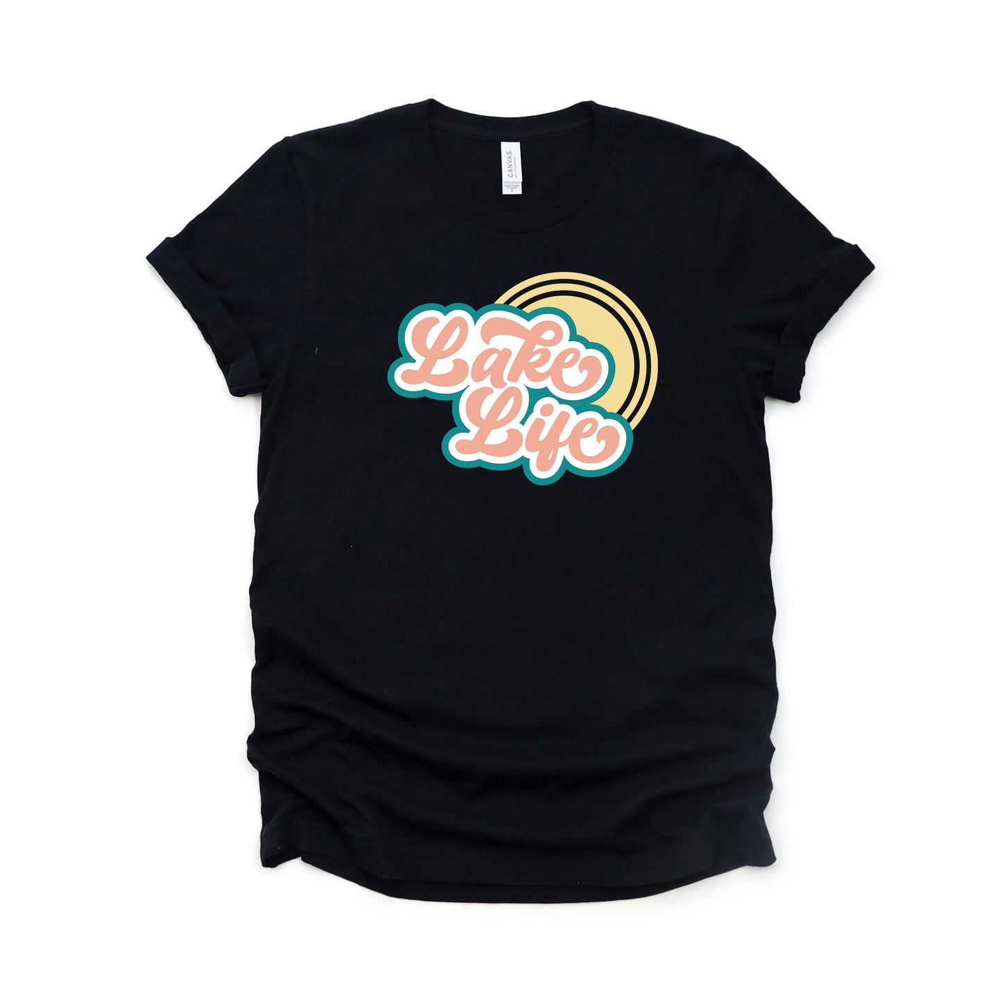 Lake Life Sun Colorful | Short Sleeve Graphic Tee