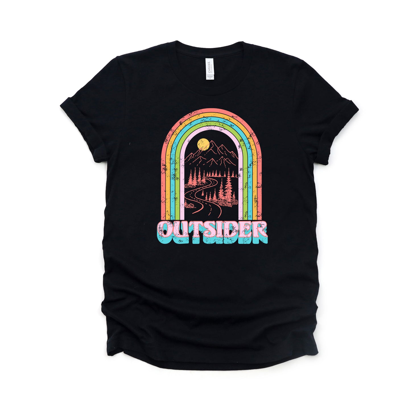Outsider Rainbow | Short Sleeve Graphic Tee