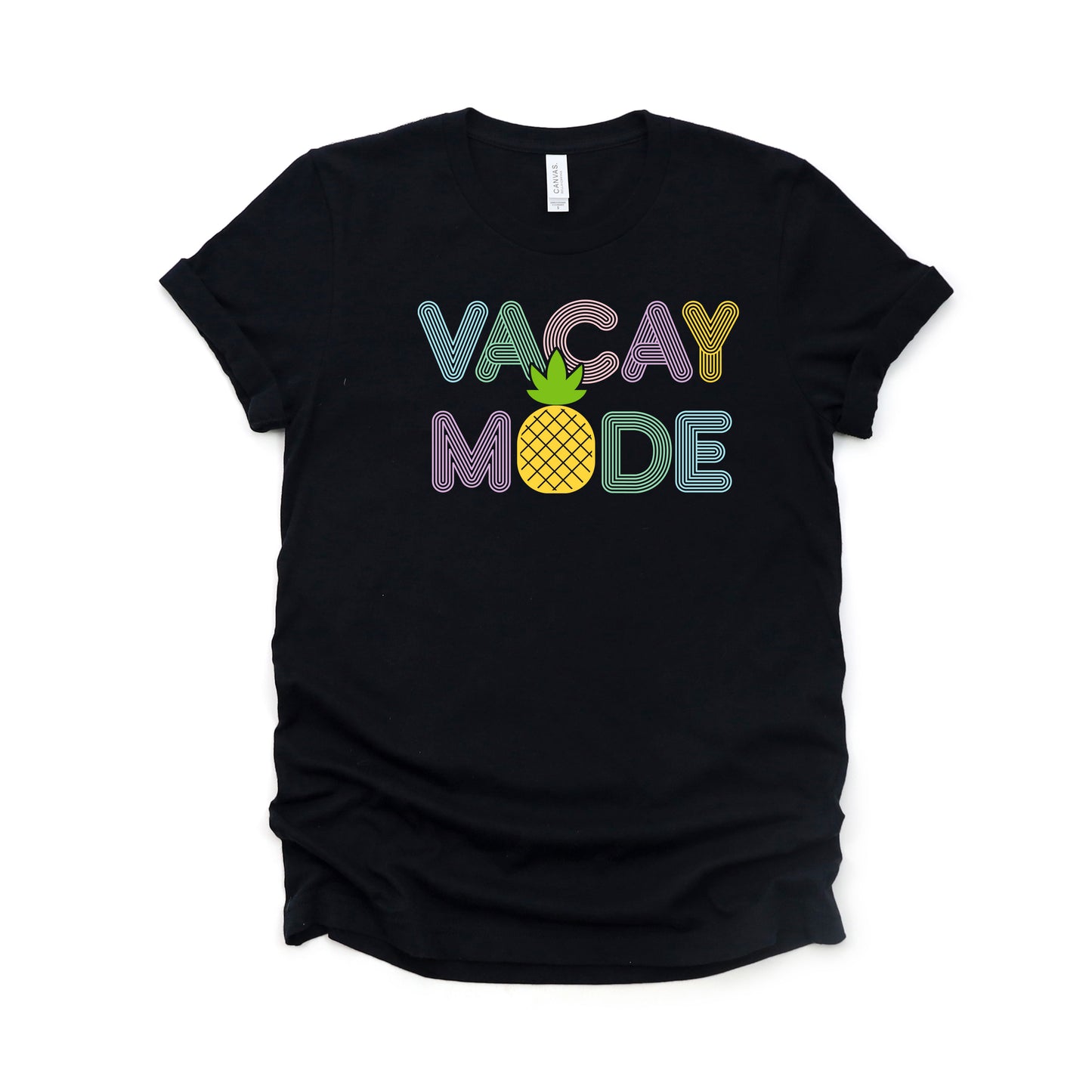 Vacay Mode Pineapple | Short Sleeve Graphic Tee