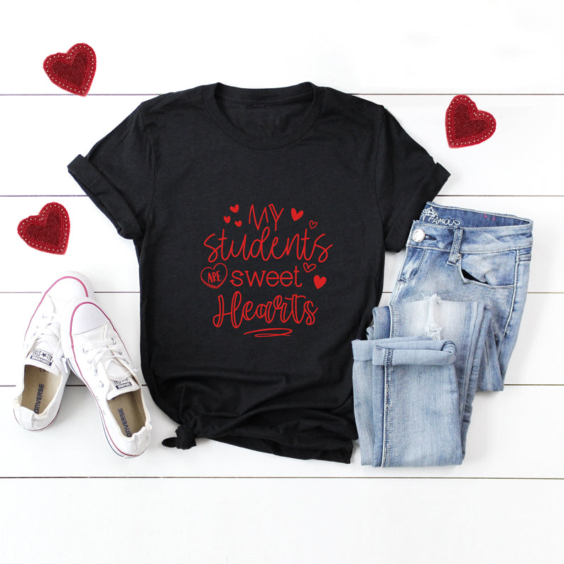 My Students Are Sweet Hearts | Short Sleeve Graphic Tee