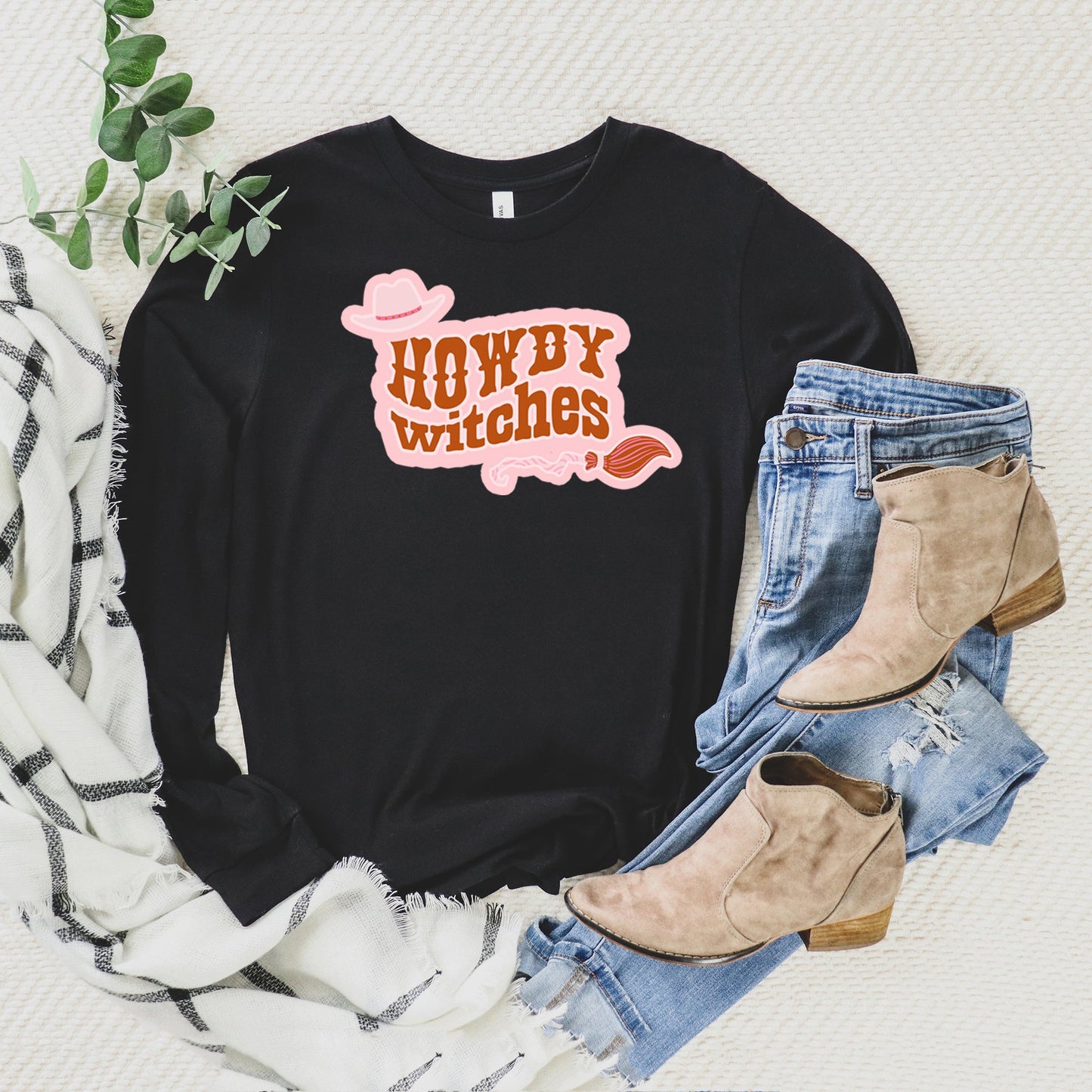 Howdy W | Long Sleeve Crew Neck