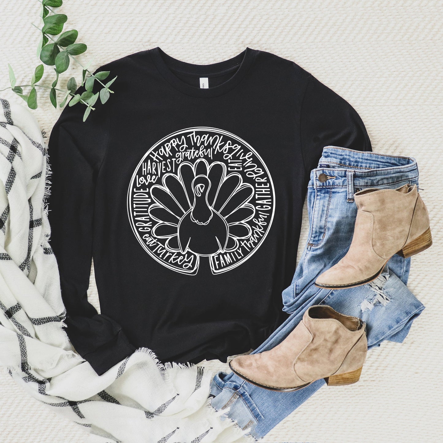 Turkey Circle | Long Sleeve Crew Neck