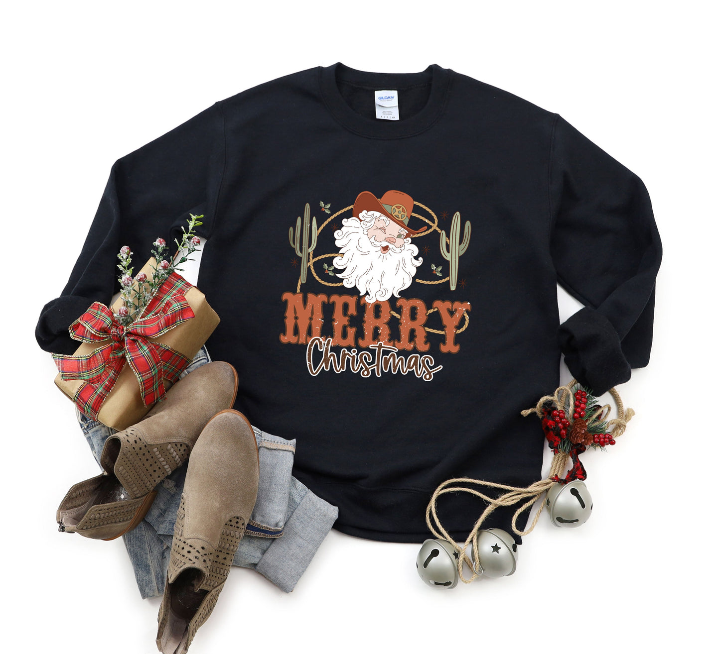 Cactus Western Santa | Sweatshirt