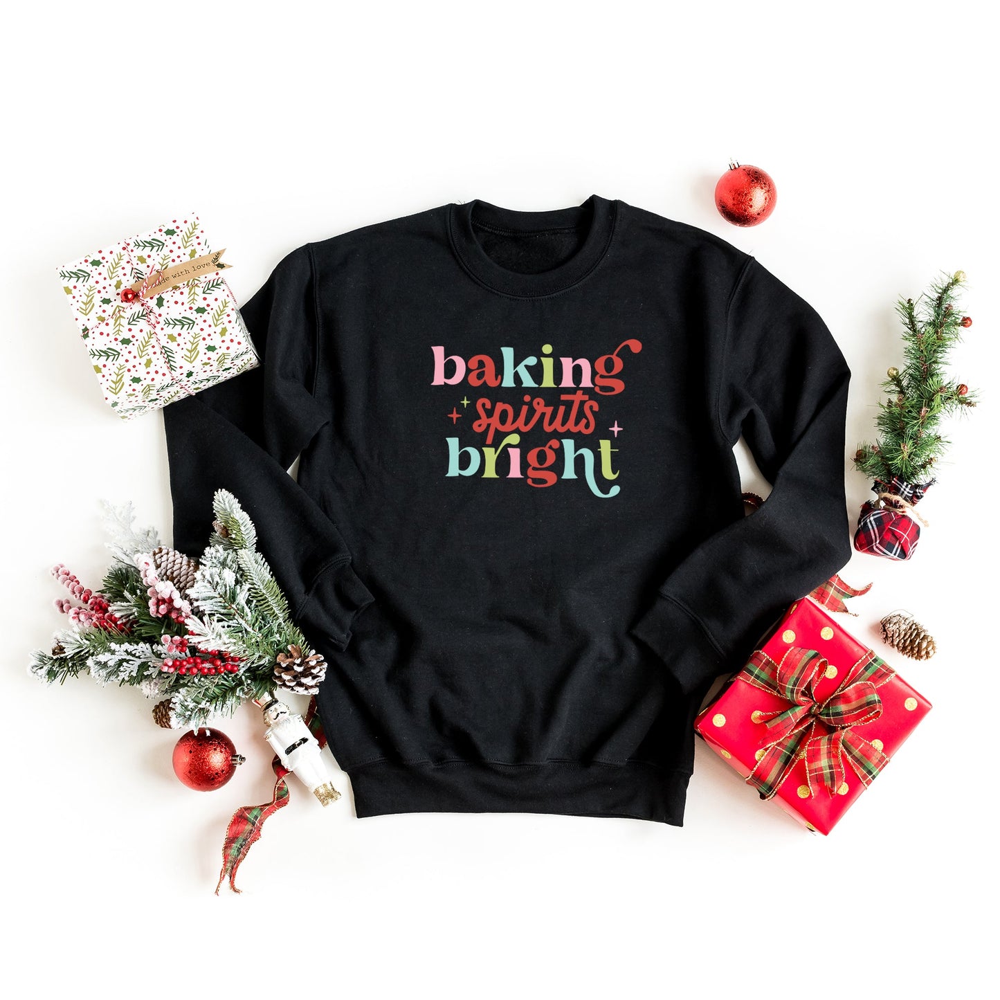 Baking Spirits Bright Colorful | Sweatshirt