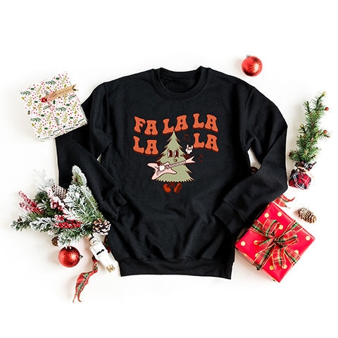 Fa La La Rockin Tree | Sweatshirt