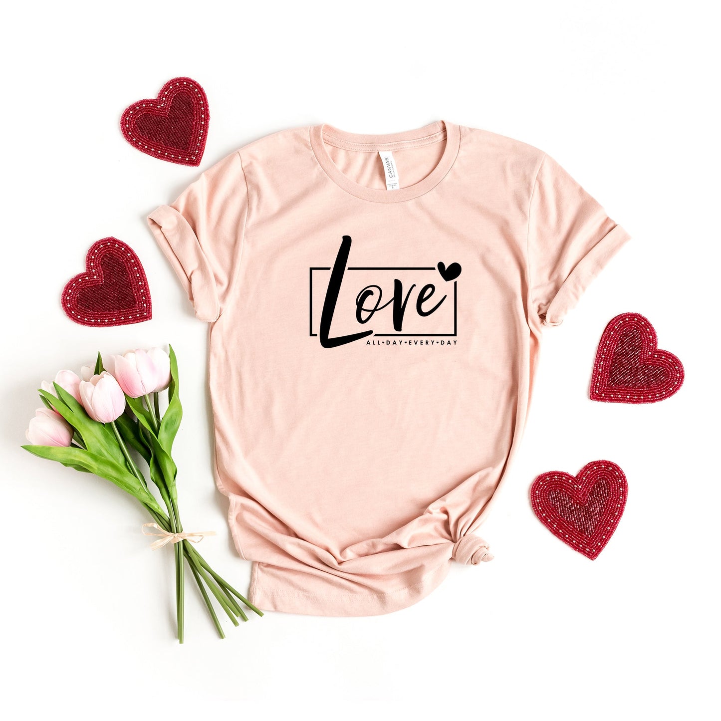 Love All Day Everyday Box | Short Sleeve Graphic Tee
