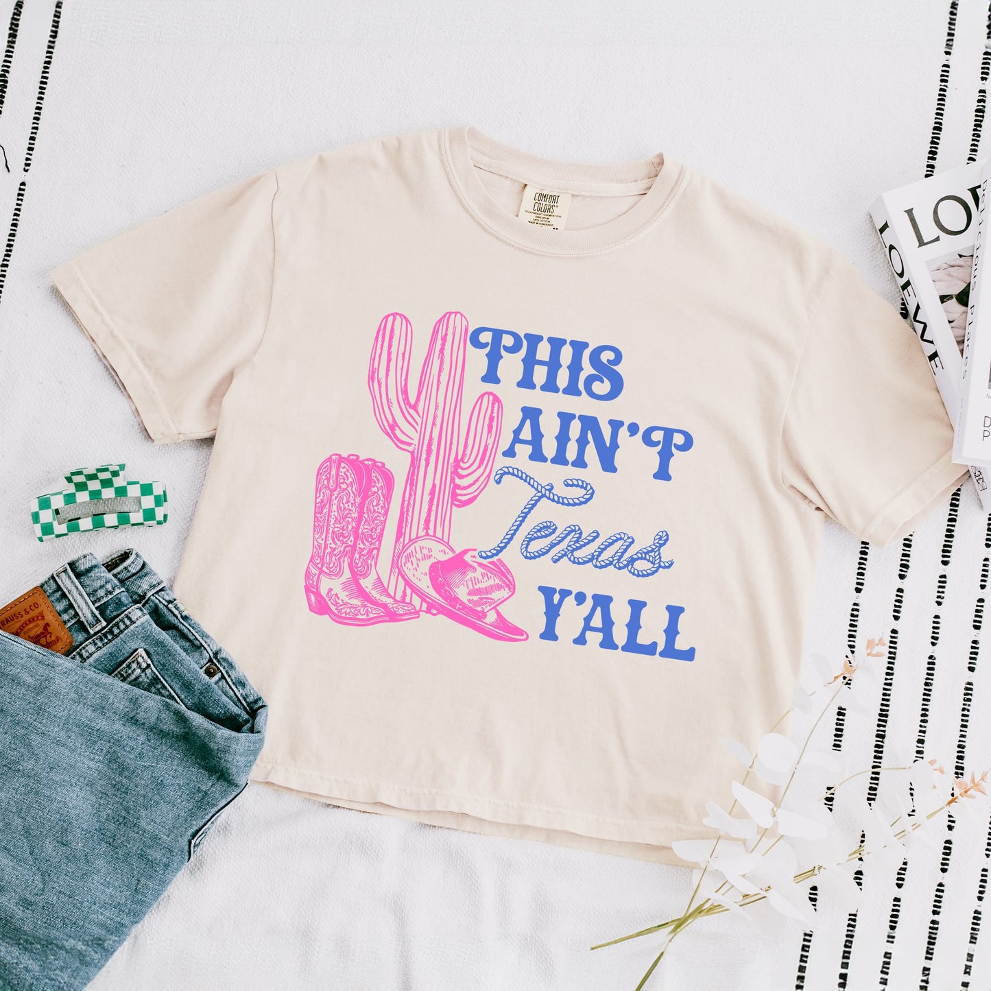 This Ain't Texas | Relaxed Fit Cropped Tee