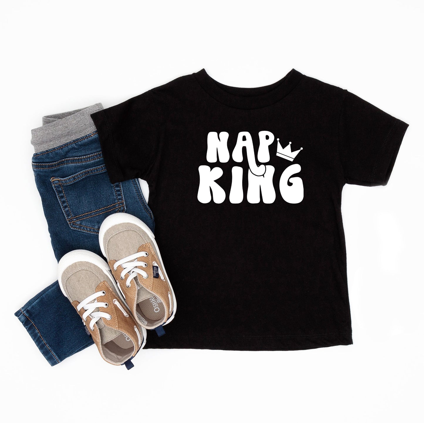 Nap King | Toddler Short Sleeve Crew Neck