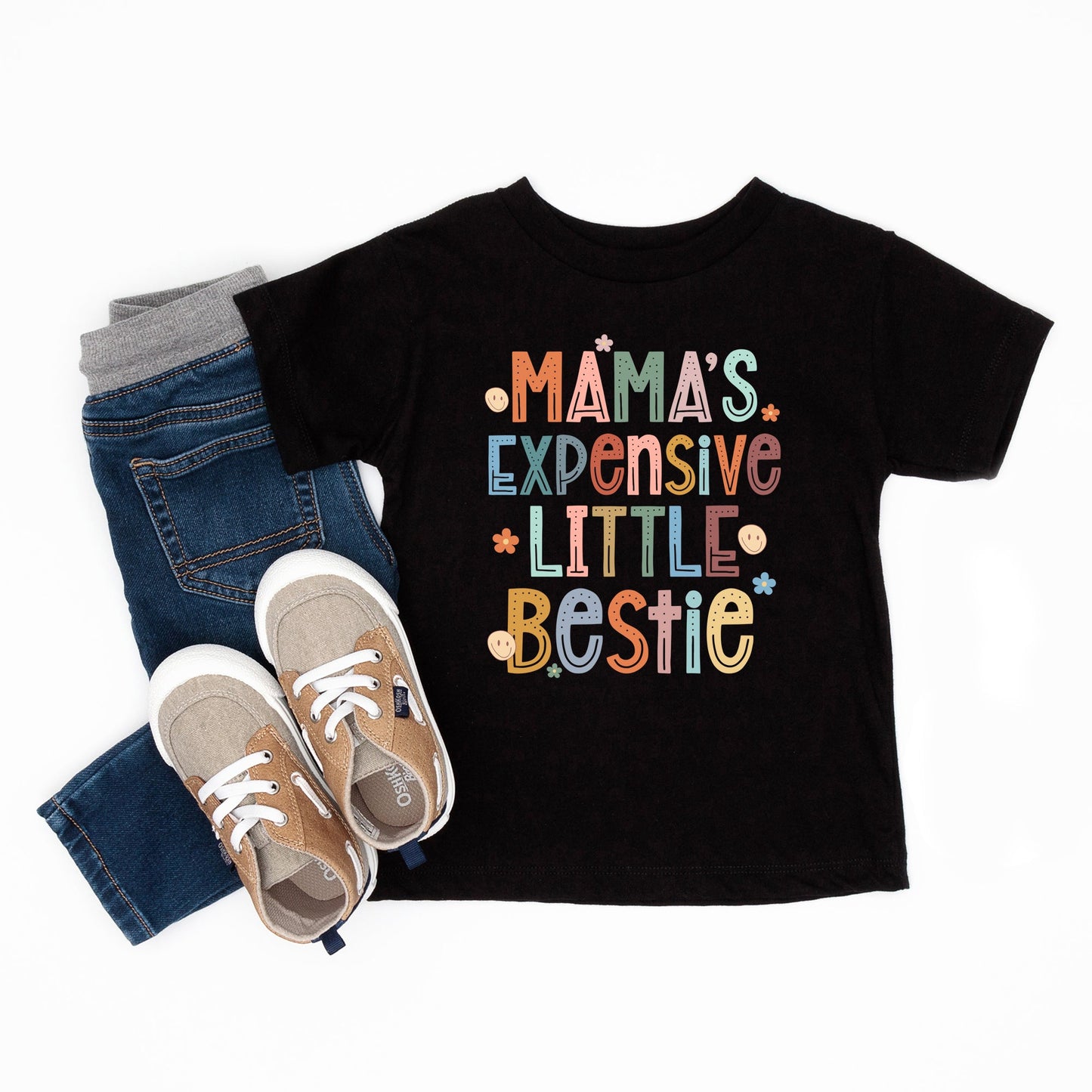 Mama's Expensive Bestie | Toddler Graphic Short Sleeve Tee