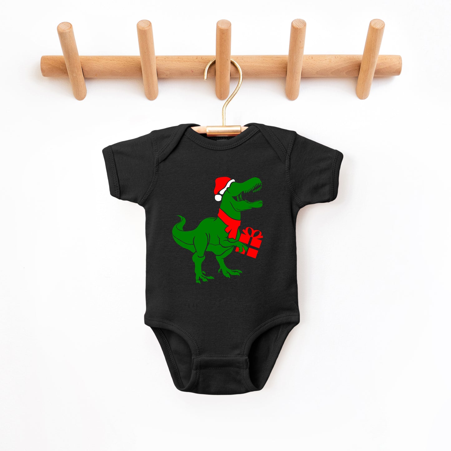 Dino Present | Baby Graphic Short Sleeve Bodysuit