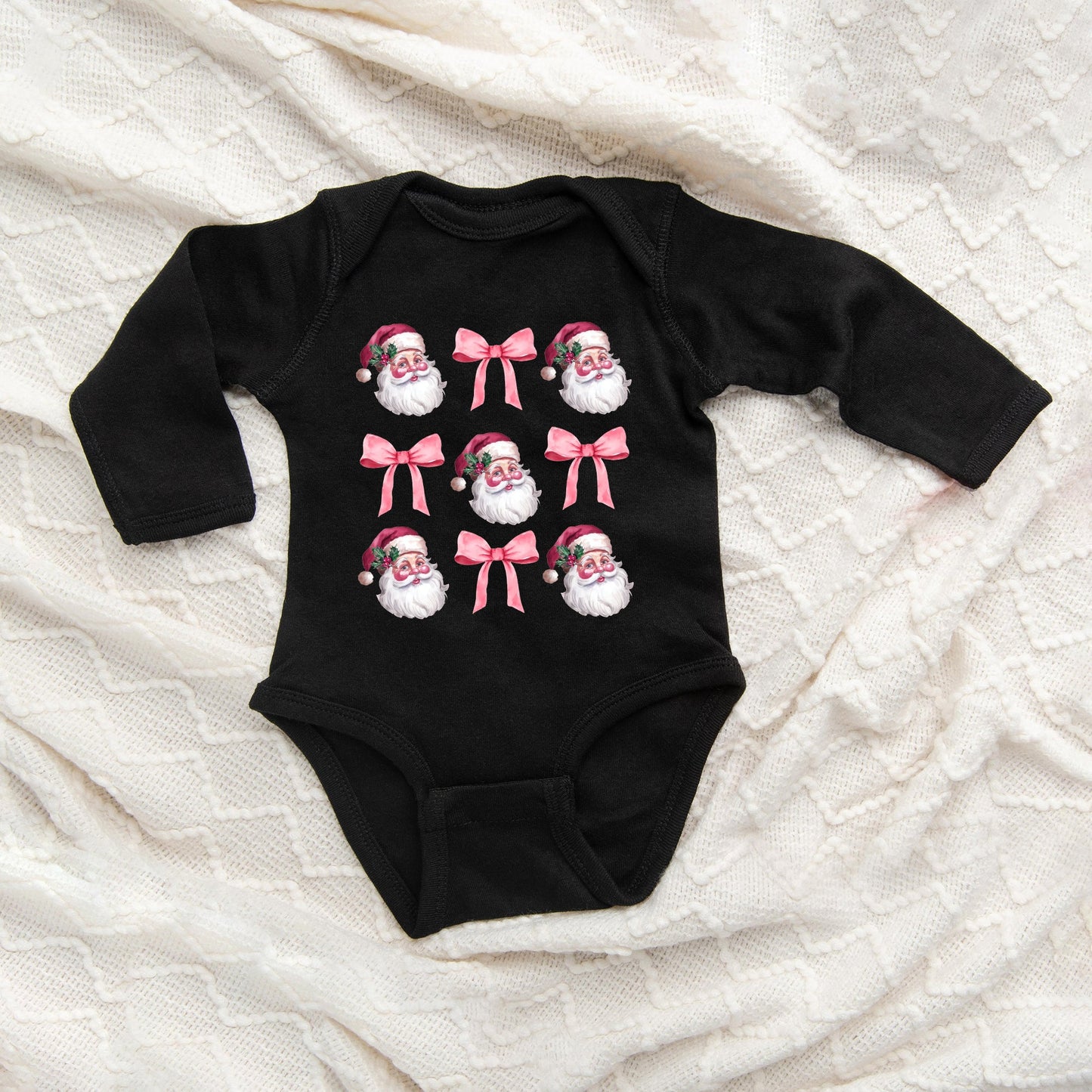 Coquette Santa Chart | Baby Graphic Long Sleeve Bodysuit