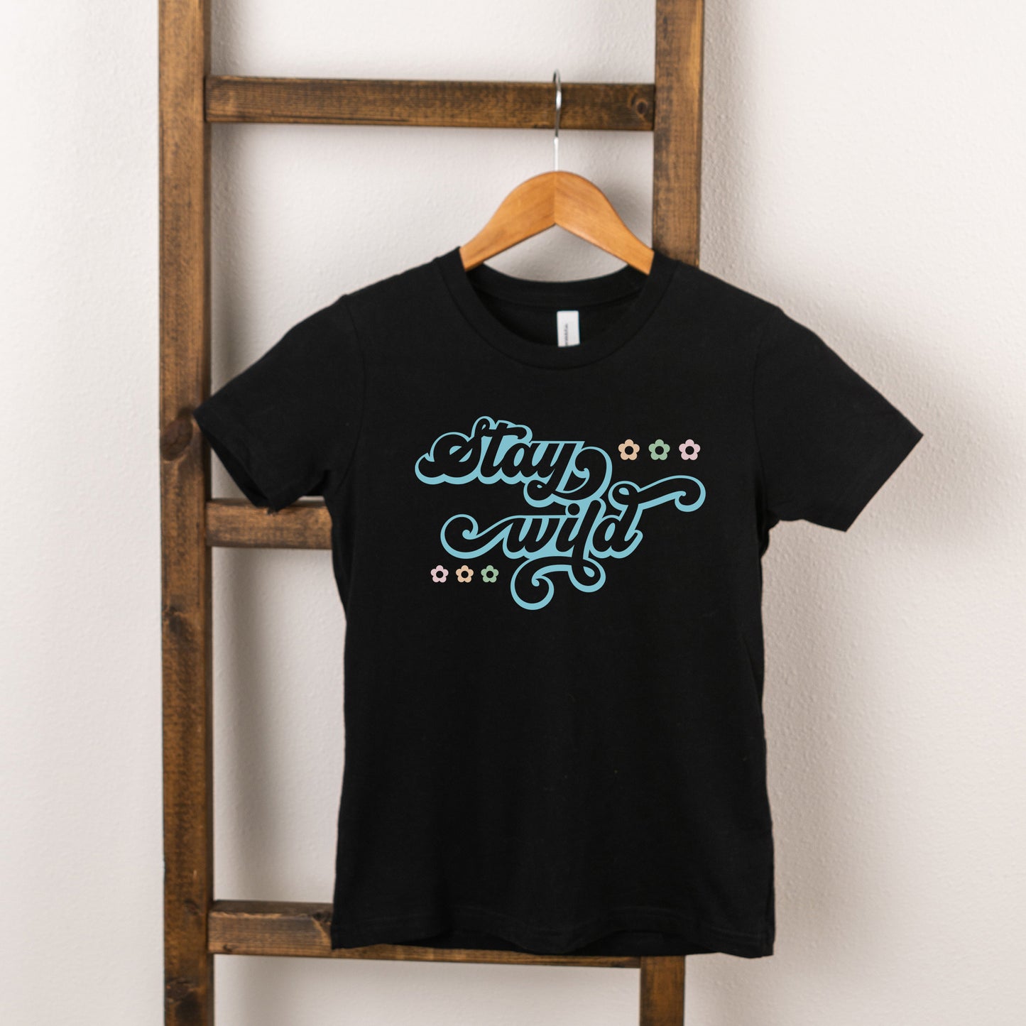 Stay Wild Retro | Youth Short Sleeve Crew Neck