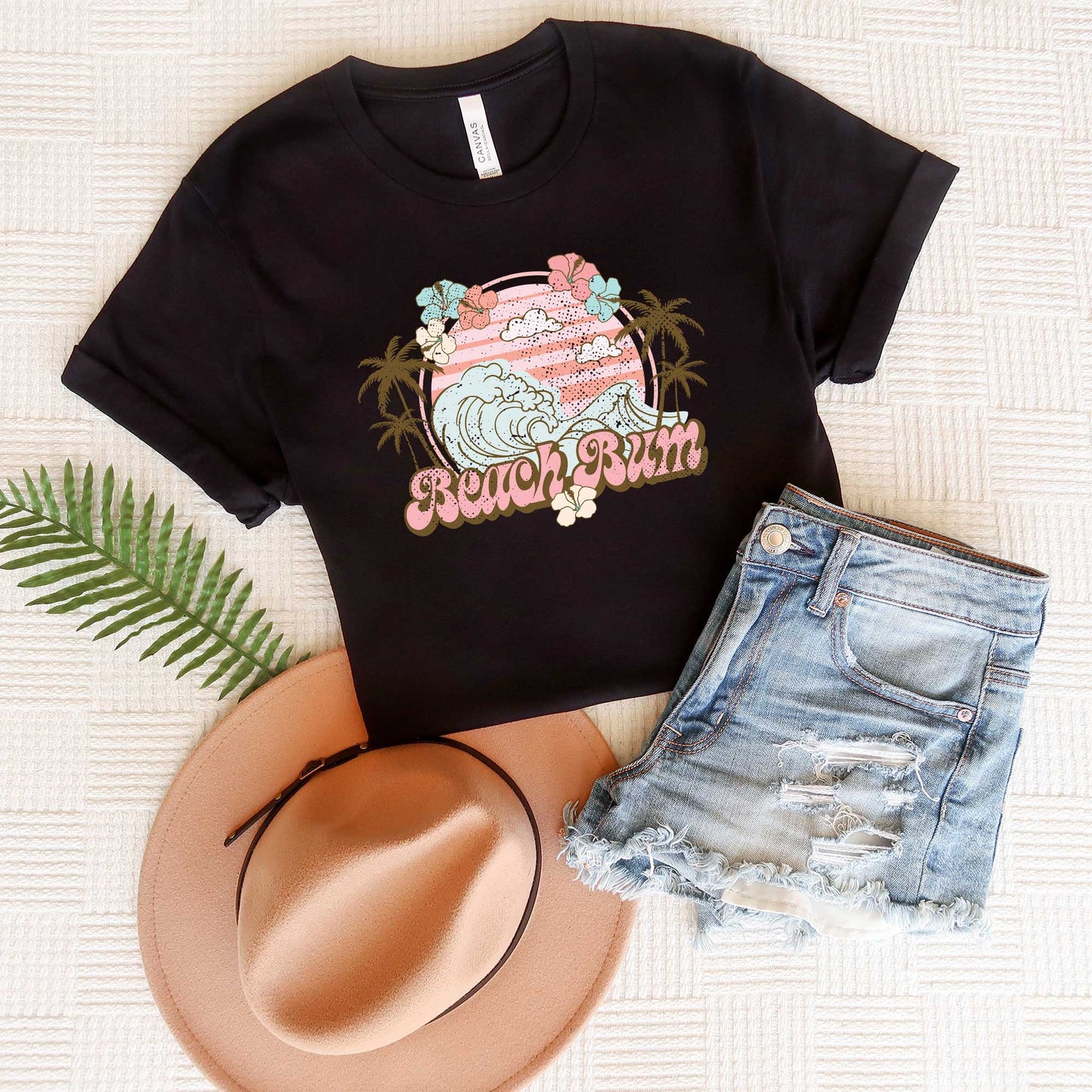 Beach Bum Waves | Short Sleeve Graphic Tee