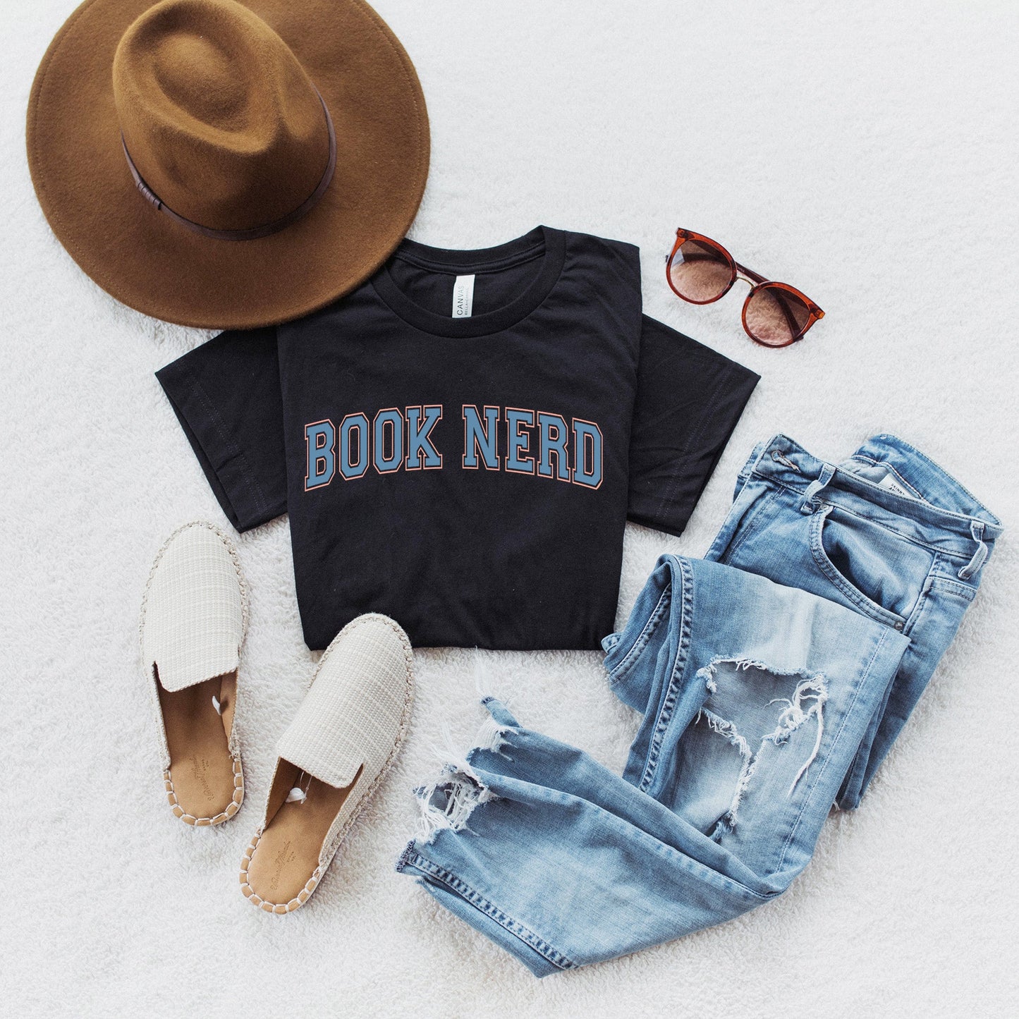 Varsity Book Nerd | Short Sleeve Graphic Tee