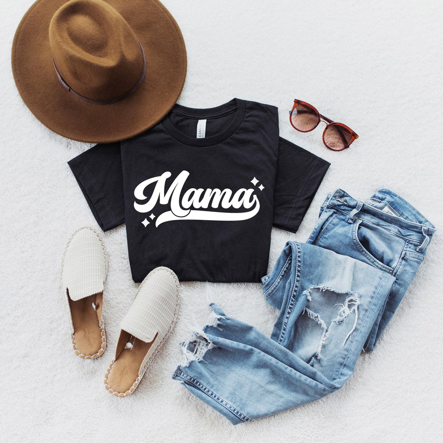 Mama Retro Script | Short Sleeve Graphic Tee