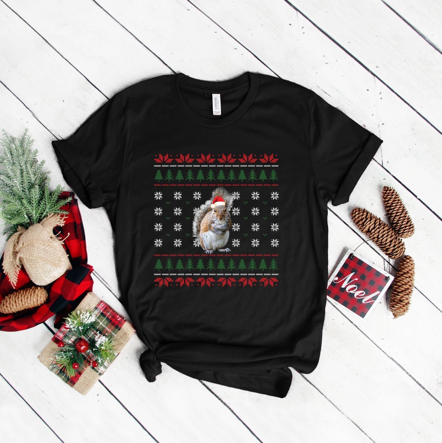 Ugly Sweater Squirrel | Short Sleeve Crew Neck