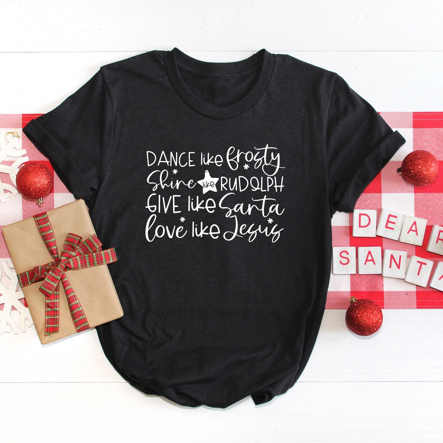 Give Like Santa | Short Sleeve Crew Neck