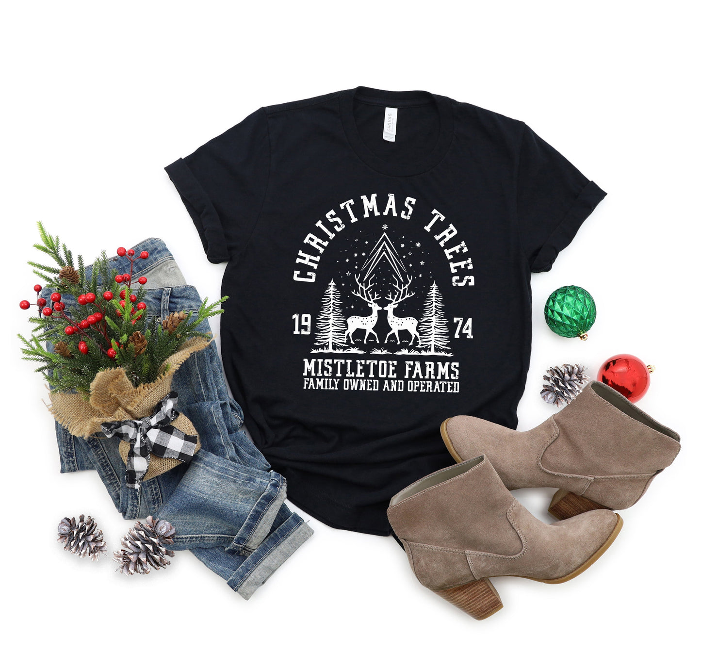 Mistletoe Farms 1974 | Short Sleeve Crew Neck