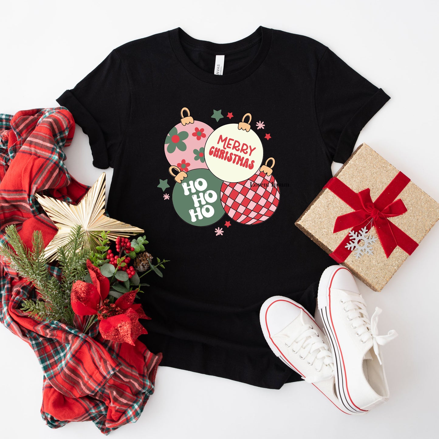 Christmas Ornaments | Short Sleeve Crew Neck