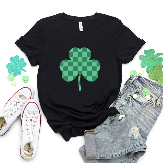 Checker Shamrock | Short Sleeve Graphic Tee