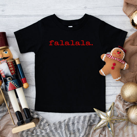 Fa La La Puff Print | Youth Graphic Short Sleeve Tee