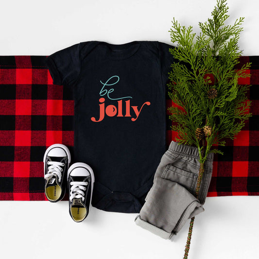 Be Jolly | Baby Graphic Short Sleeve Bodysuit