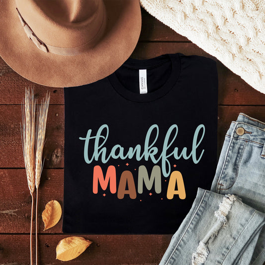 Thankful Mama | Short Sleeve Crew Neck