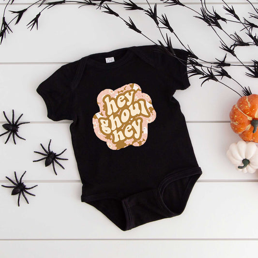 Hey Ghoul Hey Colorful | Baby Graphic Short Sleeve Bodysuit