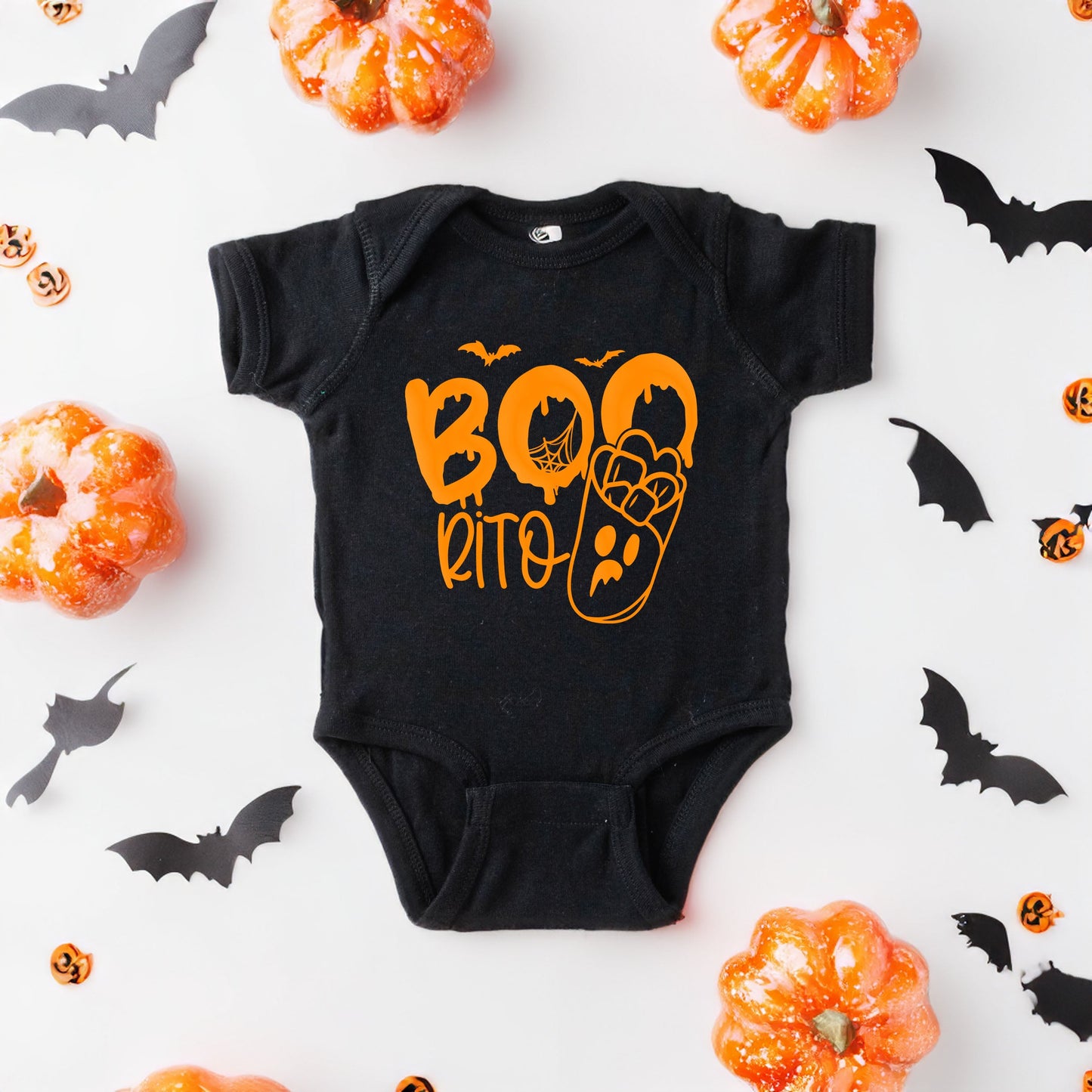 Boorito Puff Print | Baby Graphic Short Sleeve Bodysuit
