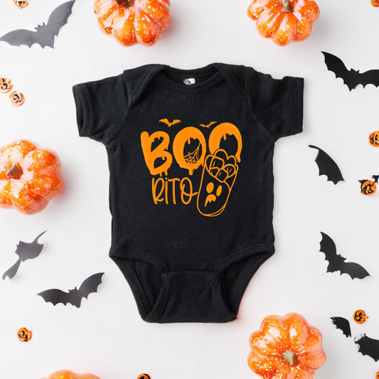 Boorito Puff Print | Baby Graphic Short Sleeve Bodysuit