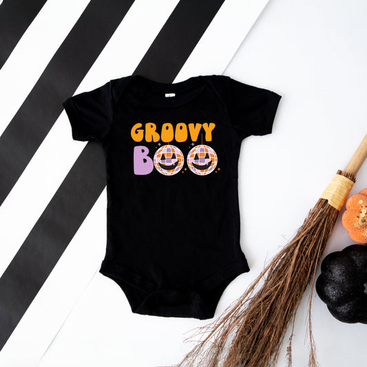 Groovy Boo | Baby Graphic Short Sleeve Bodysuit