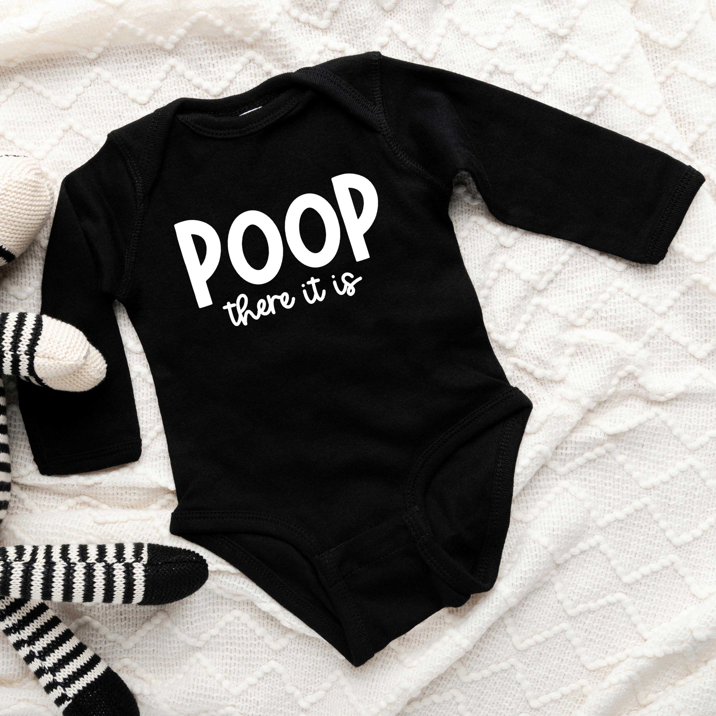 Poop There It Is | Baby Long Sleeve Bodysuit