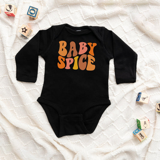 Baby Spice Wavy | Baby Long Sleeve Bodysuit