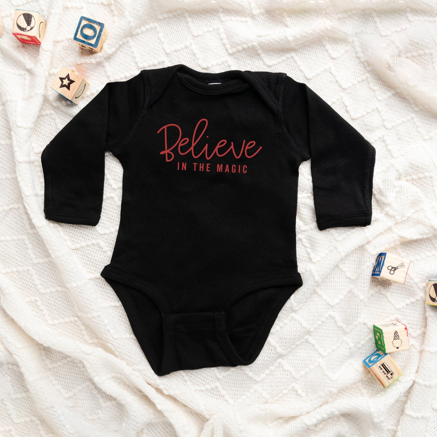 Believe In The Magic | Baby Long Sleeve Bodysuit