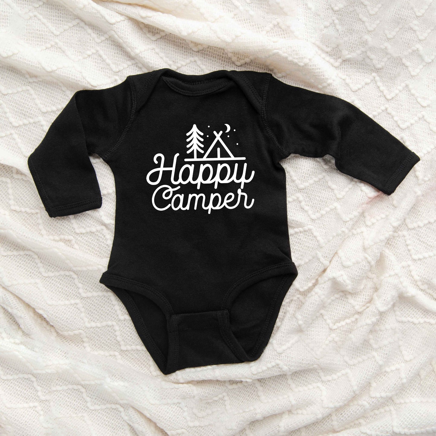 Happy Camper Tent | Baby Long Sleeve Bodysuit