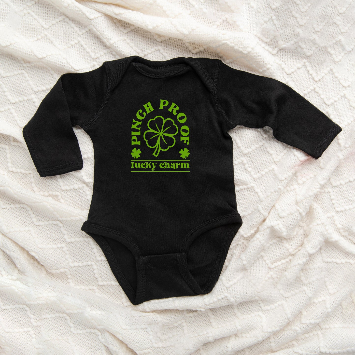 Pinch Proof Lucky Charm | Baby Long Sleeve Bodysuit