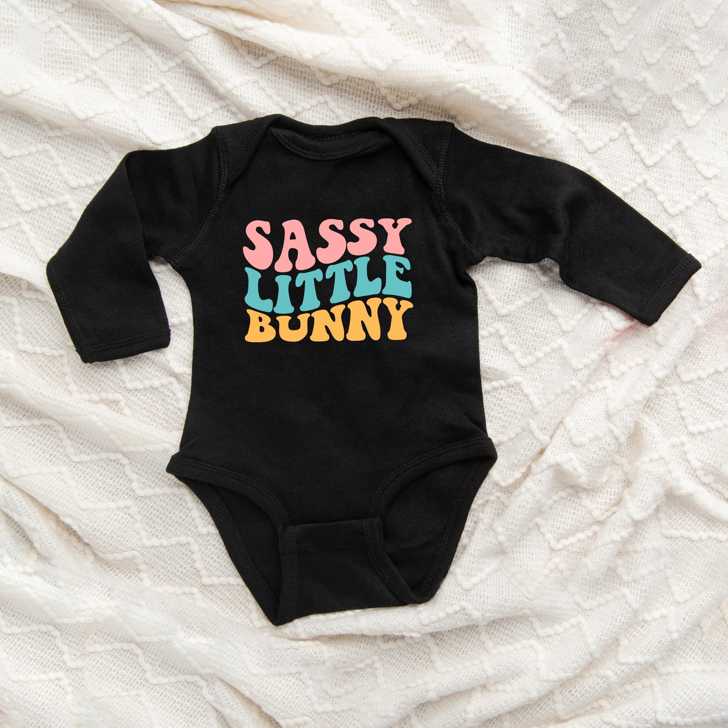 Sassy Little Bunny | Baby Long Sleeve Bodysuit