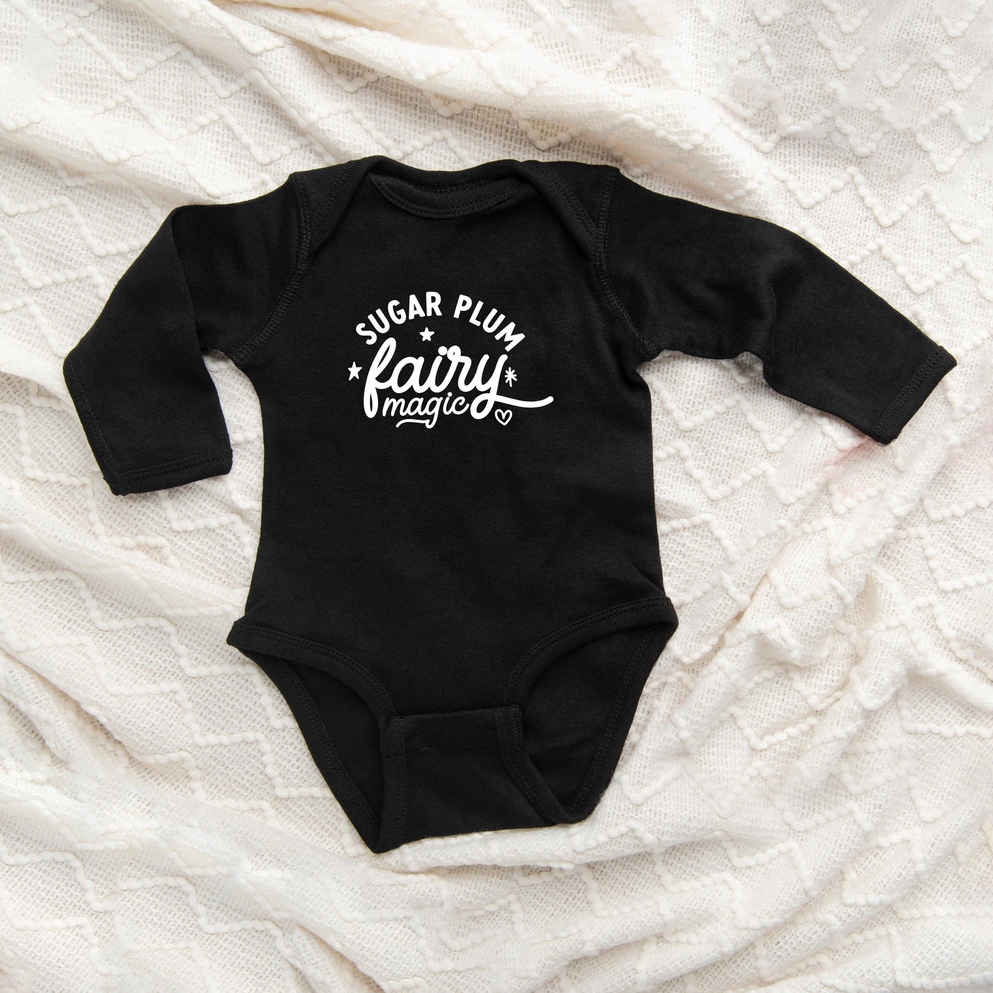 Sugar Plum Fairy Magic | Baby Long Sleeve Bodysuit