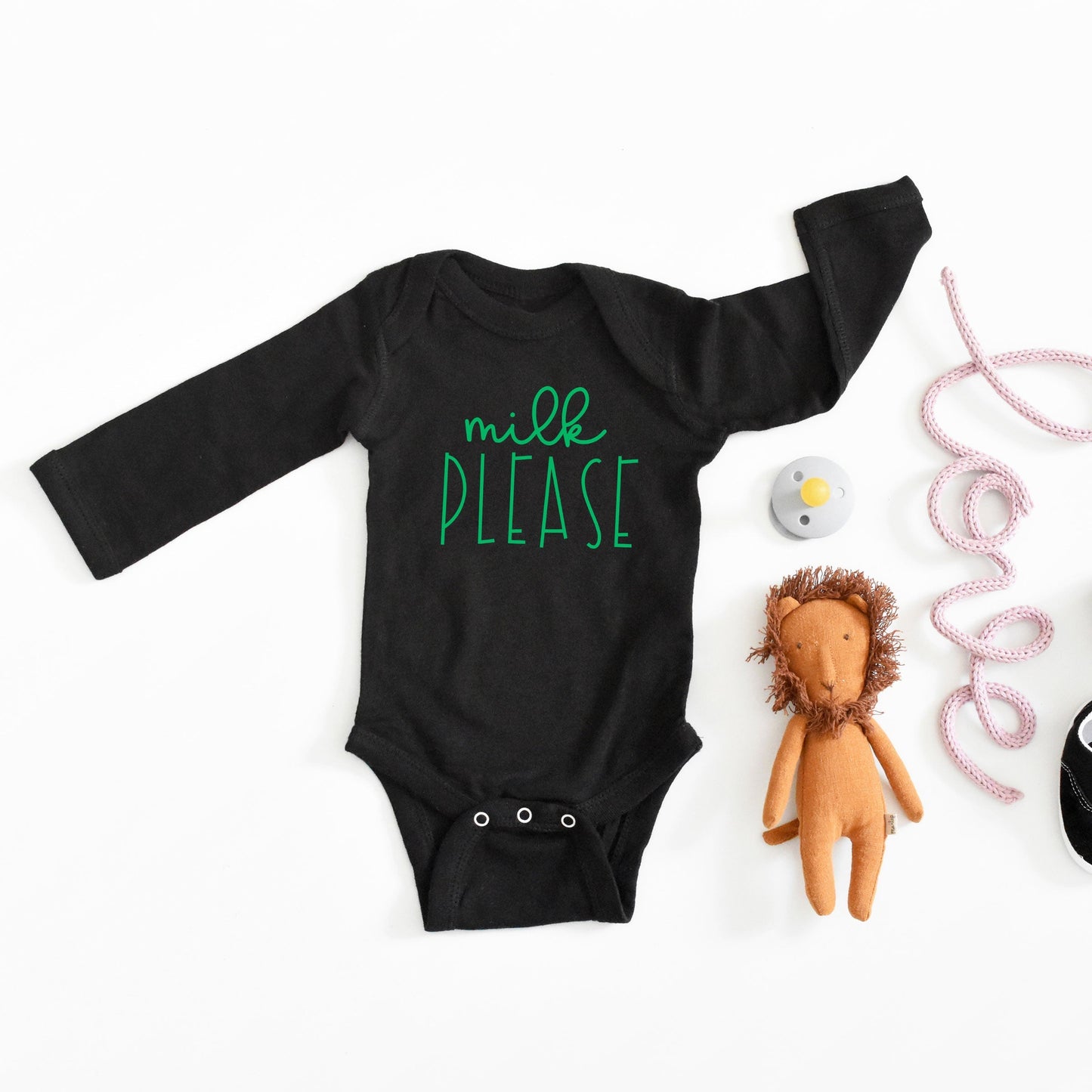 Milk Please | Baby Long Sleeve Bodysuit