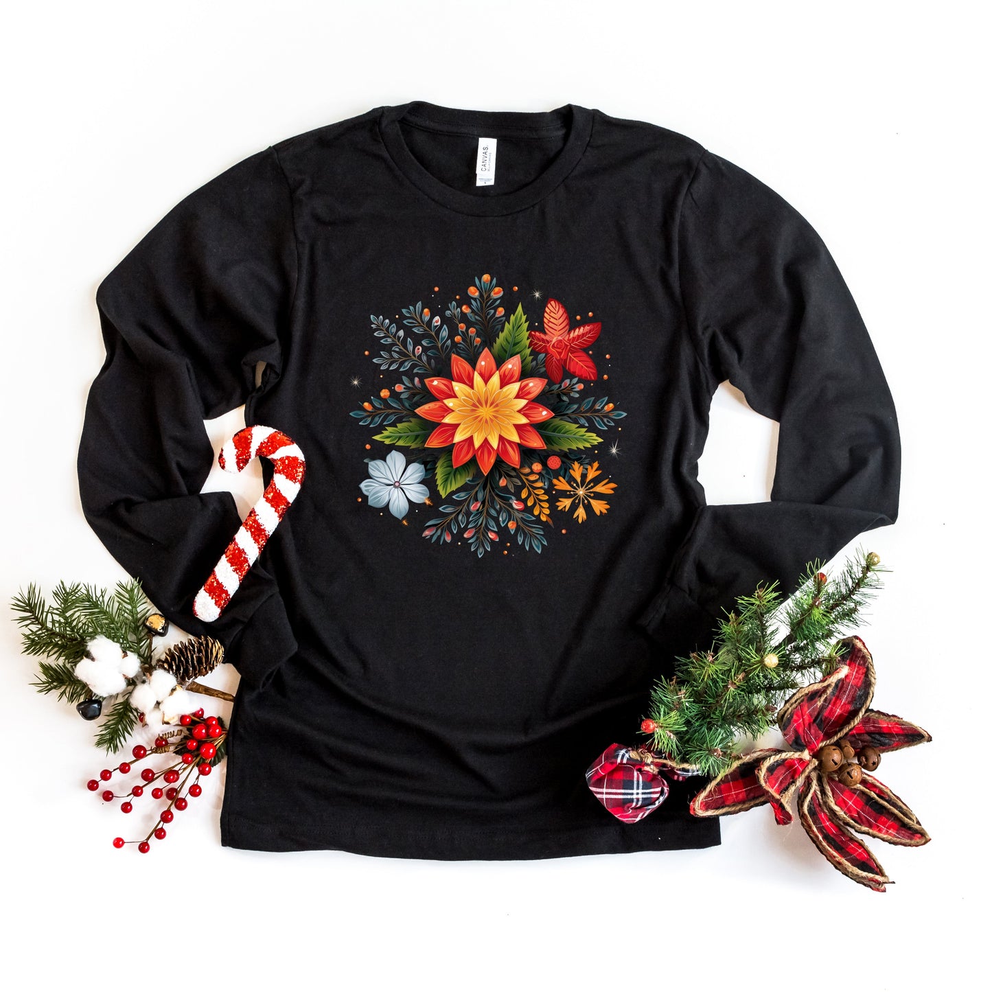 Winter Plants | Long Sleeve Crew Neck