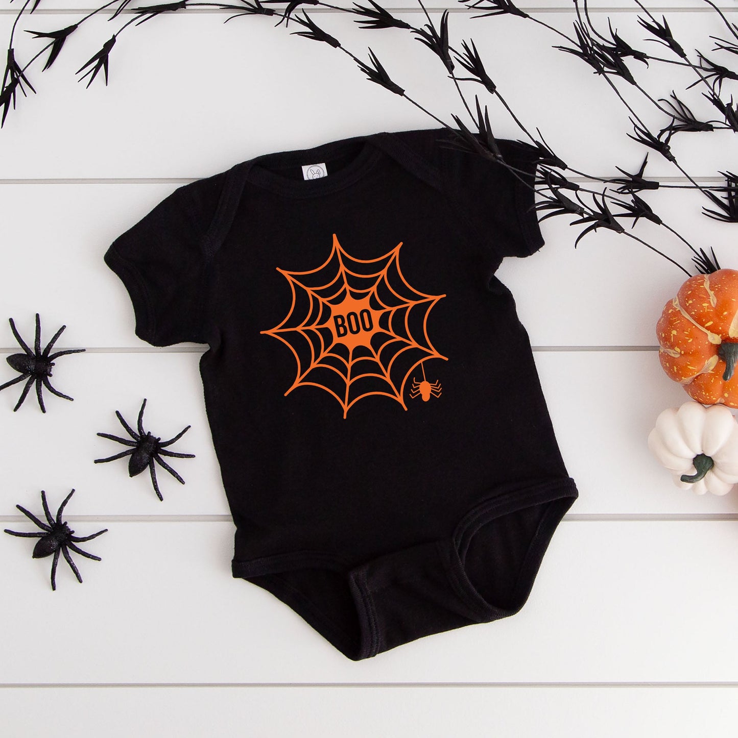 Boo Web | Baby Graphic Short Sleeve Bodysuit