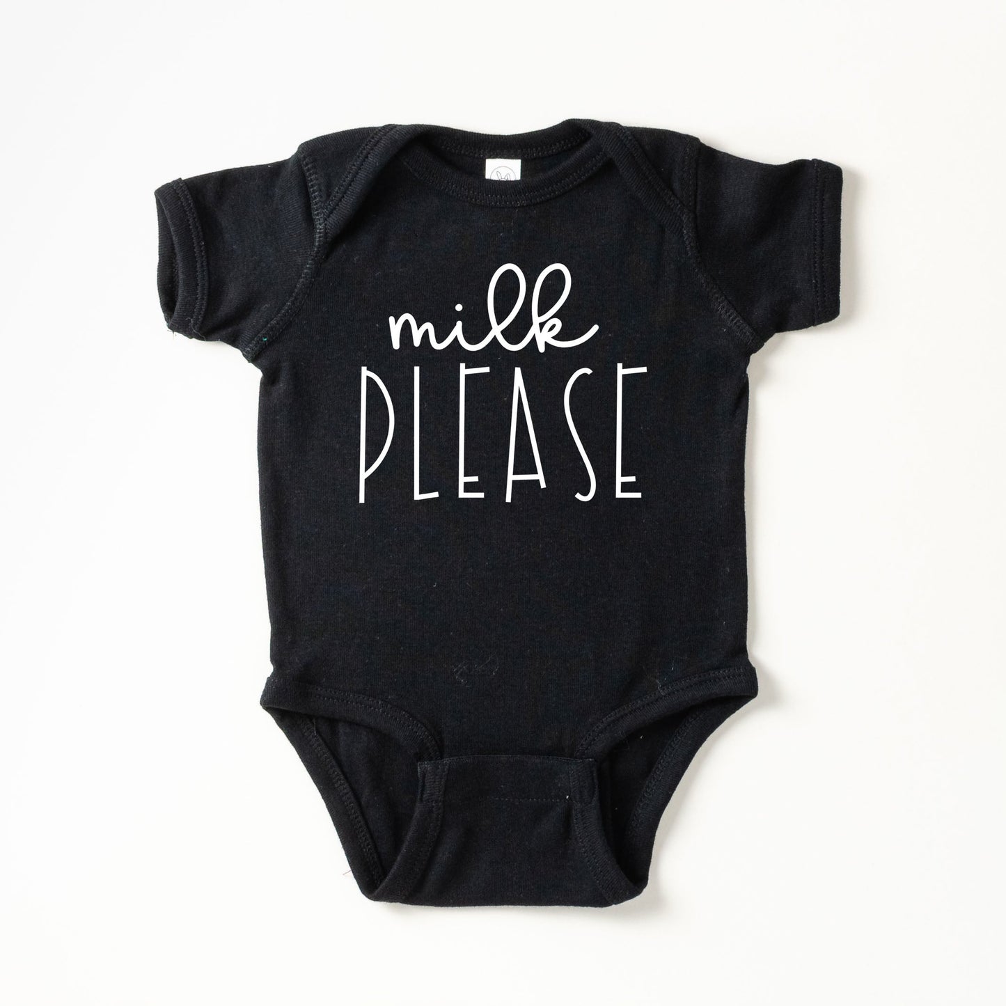 Milk Please | Baby Graphic Short Sleeve Bodysuit