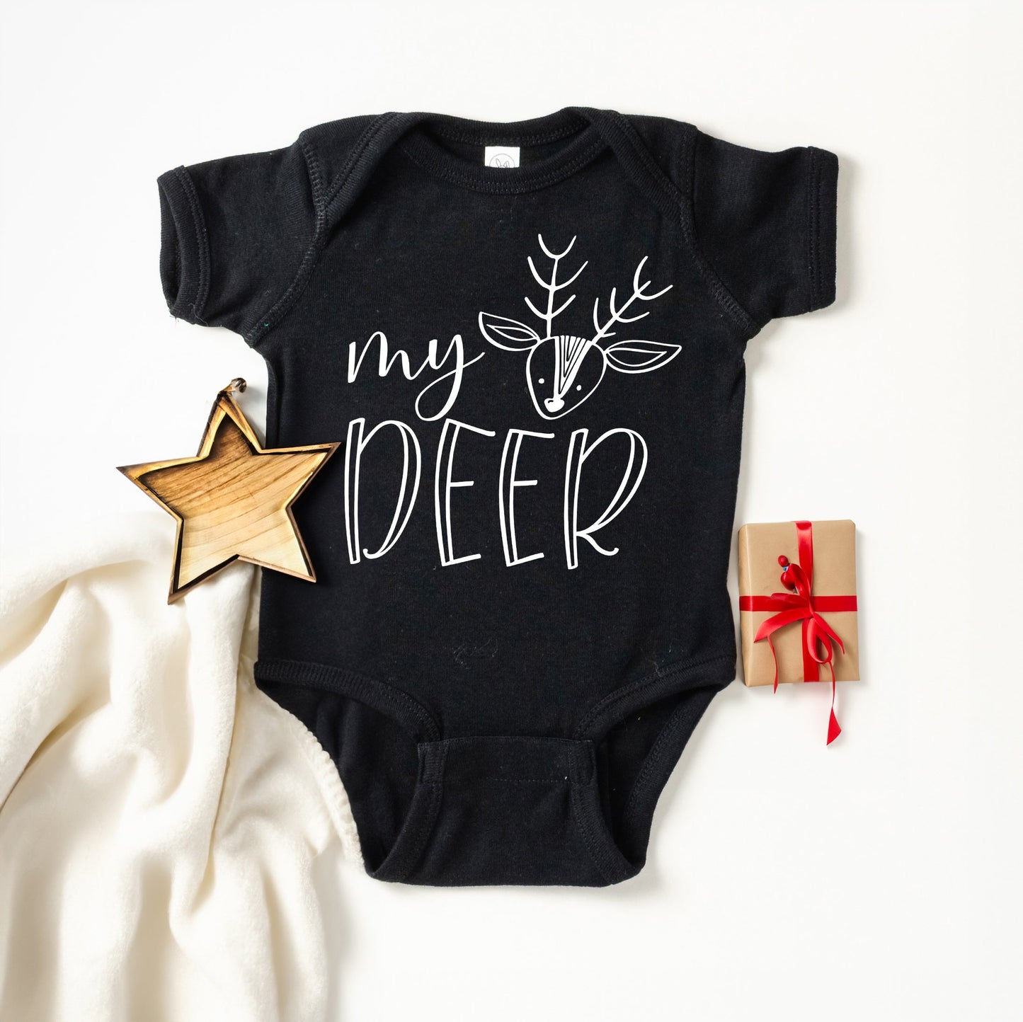 My Deer | Baby Graphic Short Sleeve Bodysuit