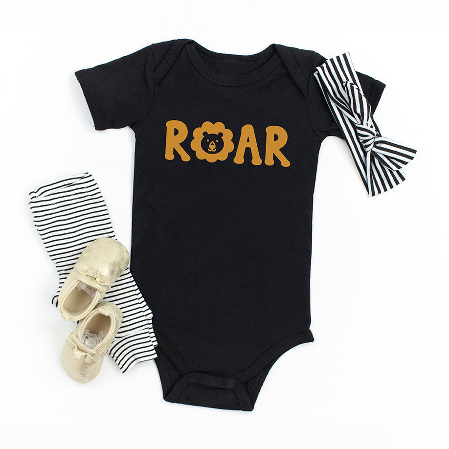 Roar Lion | Baby Graphic Short Sleeve Bodysuit