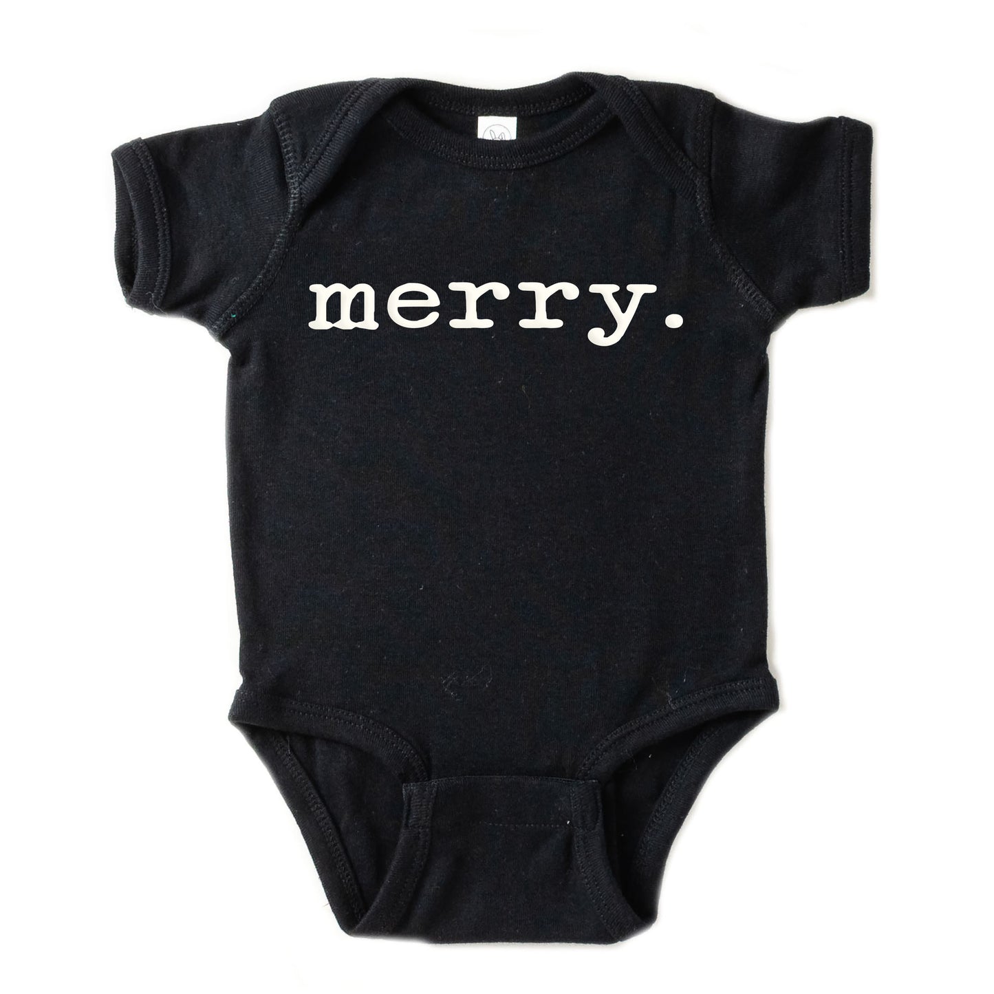 Merry Puff Print | Baby Graphic Short Sleeve Bodysuit